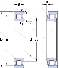 Подшипник N 1009 KTN/SP