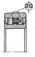 Модификация подшипника 3282128К размер 140x210x53