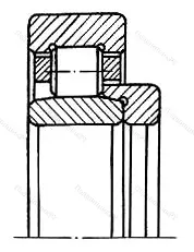 Подшипник  52732 размер 160x320x108/123