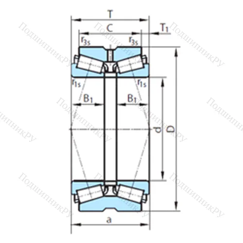 Подшипник роликовый радиально-упорный PSL 611-23-1