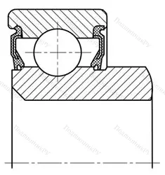 Модификация подшипника 76-520113С9 размер 65x100x18/30