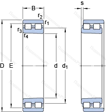 Подшипник NN 3022 KTN 9/SP