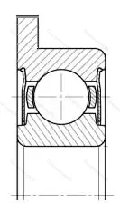 Подшипник ADR.FAX 5ZZ/P 4 размер 5x13/15x4 от производителя  SKF