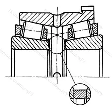Модификация подшипника 12-697716Л размер 80x140/147x85