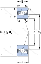 Подшипник S 7011 FW/HC