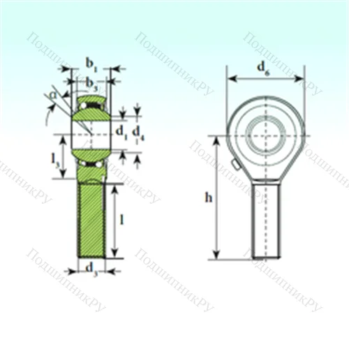 Подшипник шариковый радиальный самоцентрирующийся TSM 22 BB-O