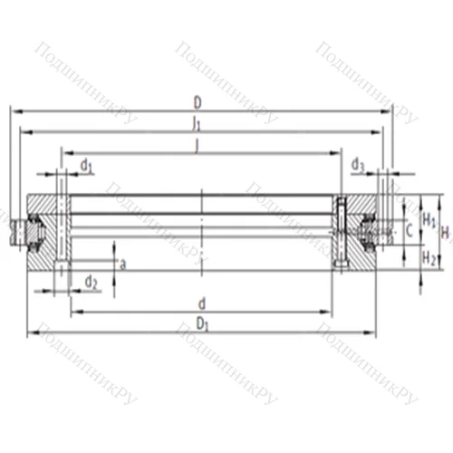 Подшипник комбинированный YRTS 460