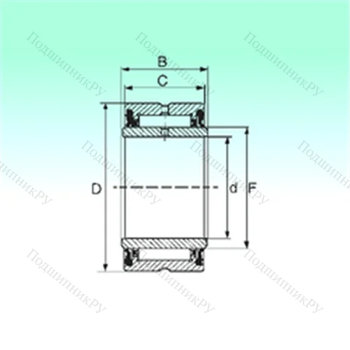 Подшипник игольчатый радиальный NA 4903 2RS