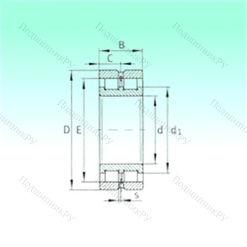Подшипник роликовый радиальный SL 024938