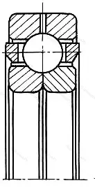 Подшипник QJ 218N 2 размер 90x160x30