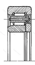 Модификация подшипника 2232872М размер 360x440x48
