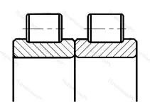 Модификация подшипника 712506У2 размер 30x55x20 от производителя  ЕПК