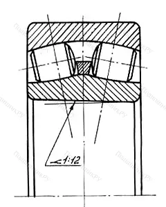 Подшипник  153620 (22320K) размер 100x215x73
