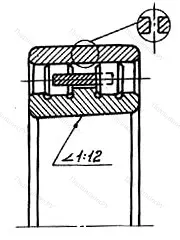 Подшипник NN 3011K/SP размер 55x90x26