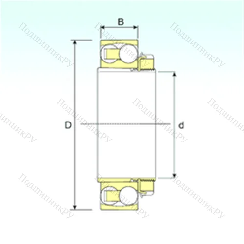 Подшипник шариковый радиальный самоцентрирующийся 2308 KTN 9+H 2308