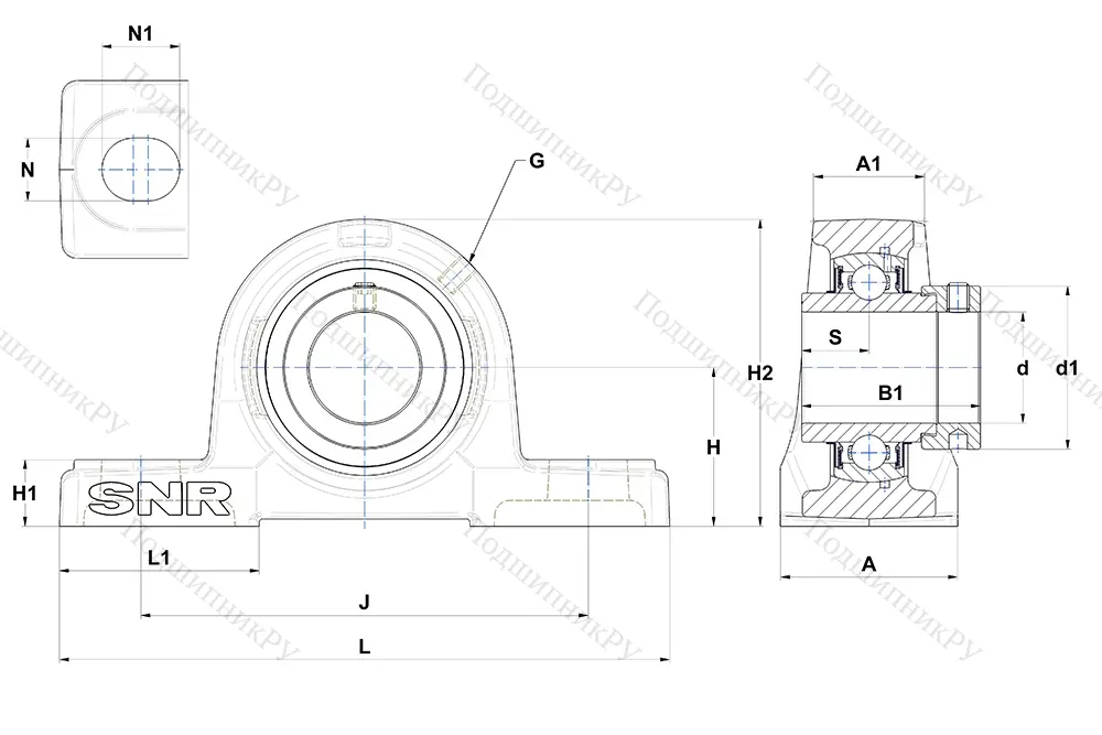 Подшипниковый узел EXP 311
