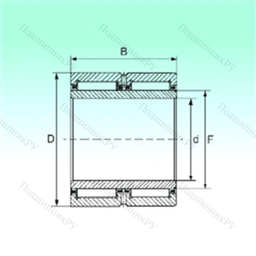 Подшипник игольчатый радиальный NA 6915 ZW