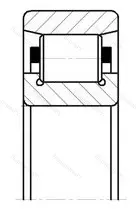 Подшипник N 310 размер 50x110x27
