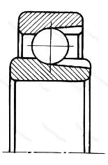 Модификация подшипника 6-900803 размер 17x26x6/7 от производителя  ГПЗ-4
