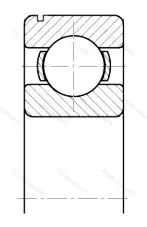 Подшипник  6218N (50218) размер 90x160x30 от производителя  SKF