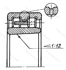 Подшипник NNU 4928BK/SP размер 140x190x50
