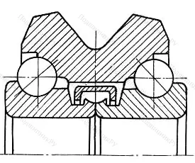 Модификация подшипника 8-776800Х размер 10x35,85x17,7