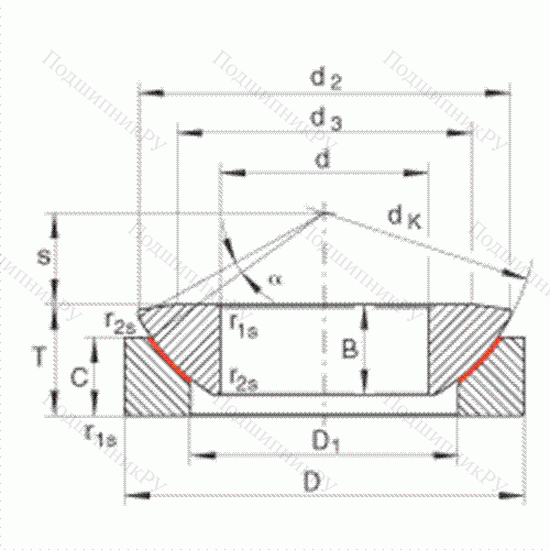 Подшипник шарнирный GE 35-AW