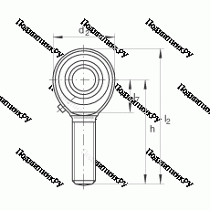 Подшипник GAKR 16-PB