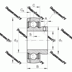 Подшипник GAY 30-NPP-B