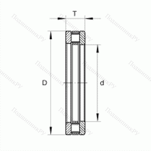 Подшипник роликовый упорный RTL 8