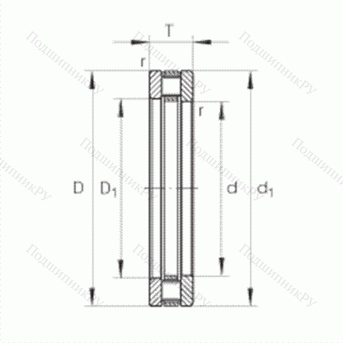 Подшипник роликовый упорный 81130-TV
