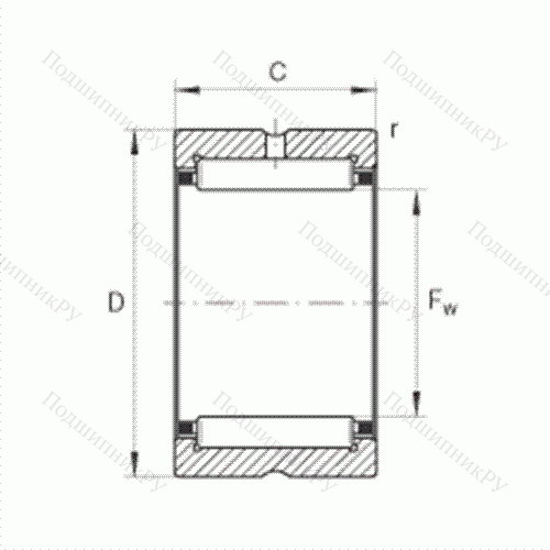 Подшипник роликовый игольчатый NK 32/30