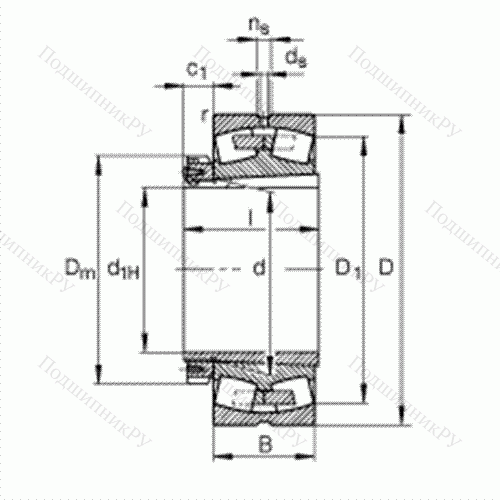 Подшипник роликовый самоустанавливающийся