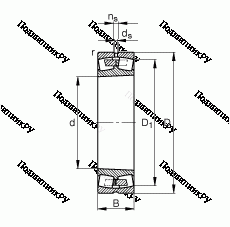 Подшипник 23038-E 1A-K-M